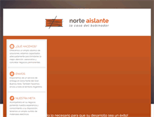 Tablet Screenshot of norteaislante.com.ar